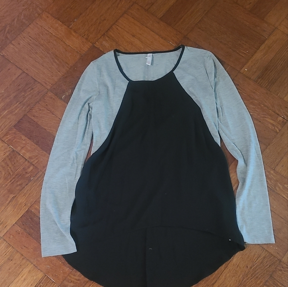 Black Grey Jersey Xhilaration xs